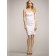 ivory Lace Short-length Natural Column / Sheath Sweetheart Bridesmaid Dress
