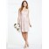 Pink Short-length Natural Sweetheart A-line Lace Bridesmaid Dress