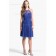 Royal Blue Natural Chiffon Knee-length Sweetheart A-line Bridesmaid Dress