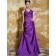 Regency V-neck Empire Satin Sweep A-line Bridesmaid Dress
