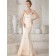 Pink Satin V-neck Natural Mermaid Sweep Bridesmaid Dress