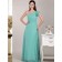 Jade Floor-length One Shoulder Natural Chiffon A-line Bridesmaid Dress