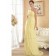 Daffodil Sweep Chiffon One Shoulder A-line Empire Bridesmaid Dress