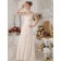 Pearl Pink Floor-length A-line One Shoulder Chiffon Natural Bridesmaid Dress