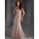 Discount Multicolor Indy Pink Chiffon Floor-length Lace Bridesmaid Dress