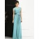 Elegant Celebrity Sash Floor-length Chiffon Bridesmaid Dresses