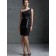 Cheap Amazing Mini Lace Black Sash Bridesmaid Dresses