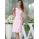 UK Stunning Chiffon Pink Ruffles Short-length Bridesmaid Dresses