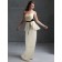 Beautiful Best Belt Chiffon Floor-length Champagne Bridesmaid Dresses