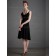 Budget Amazing Chiffon Black Short-length Bridesmaid Dresses