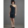 Vintage Romantica Dark Navy Short-length Satin Bridesmaid Dresses