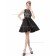 Online Celebrity A-line Lace Knee-length Bridesmaid Dress