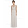 Beautiful Amazing A-line oyster V-neck floor-length Chiffon Bridesmaid Dress