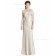 Fitted Champagne Mermaid One Shoulder Floor-length Bridesmaid Dress