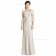 Fitted Champagne Mermaid One Shoulder Floor-length Bridesmaid Dress