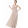 Online Empire Hand Made Flower A-line Chiffon Sleeveless Floor-length One Shoulder Bridesmaid Dress