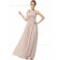 Online Empire Hand Made Flower A-line Chiffon Sleeveless Floor-length One Shoulder Bridesmaid Dress
