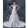 Sweetheart Cathedral Beading / Applique Sleeveless Natural Lace Up A-Line Satin Ivory Wedding Dress