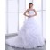 Lace Up Dropped Cathedral Beading / Ruffles Sleeveless Satin / Taffeta Sweetheart Ivory A-Line / Ball Gown Wedding Dress