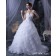Lace Up Short Sleeve Court A-Line / Ball Gown Beading / Cascading-Ruffles Organza Ivory Natural Sweetheart Wedding Dress