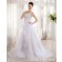 Natural Sweetheart Beading / Bow / Applique Sleeveless Ivory Satin / Organza A-Line Chapel Zipper Wedding Dress