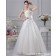 Ivory Satin / Organza A-line Strapless / Beading / Hand Made Flowers Zipper Empire Sleeveless Floor-length Bateau Wedding Dress