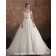 Satin / Tulle Empire Lace Up Sleeveless Sweep A-line Sweetheart Ruffles / Applique / Beading Ivory Wedding Dress