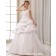 Embroidery / Cascading-Ruffles A-Line Sweetheart Zipper Court Sleeveless Dropped Ivory Satin Wedding Dress