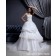 Applique / Beading / Cascading-Ruffles Ivory Sweetheart Cathedral Natural Sleeveless Satin / Organza A-line Lace Up Wedding Dress