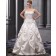 Beading / Applique A-line / Plus Natural Satin Strapless Sleeveless Zipper Size Ivory Court Wedding Dress