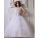 Beading / Bow / Ruffles / Hand Made Flower Sweep Zipper A-Line / Ball Gown Natural Scoop Ivory Satin / Tulle Sleeveless Wedding Dress