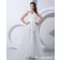 A-line Empire Ivory Zipper Court Halter Embroidery / Beading / Bow Satin Sleeveless Wedding Dress