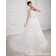 Taffeta / Organza Ivory Ruffles / Beading / Cascading-Ruffles / Sash Sleeveless Zipper A-line Natural Court Sweetheart Wedding Dress