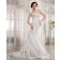 A-line Taffeta Court Sleeveless Lace Up Empire Beading / Applique / Ruffles Strapless / Bateau Ivory Wedding Dress