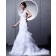 Ivory Court Sleeveless Cascading-Ruffles Halter Natural Taffeta / Satin Zipper A-line Wedding Dress