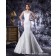 Court Natural Ivory Lace / Satin Sweetheart Sleeveless Beading / Embroidery Mermaid Zipper Wedding Dress