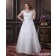 Organza Floor-length Size V Neck Cap Sleeve Empire A-line / Plus Zipper Ivory Beading / Applique / Sash Wedding Dress