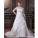 Lace Up Empire Sweep Embroidery / Beading Ivory A-line / Plus Size Taffeta Strapless Sleeveless Wedding Dress