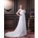 Sleeveless Chiffon Size Zipper V Neck Beading / Embroidery / Sash Empire Ivory A-line / Plus Chapel Wedding Dress