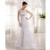 Sleeveless Zipper Mermaid Beading / Lace / Applique / Bow / Sash Strapless Court Empire White Satin Wedding Dress