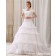 Sleeve A-Line / Ball Gown Zipper Square Court Ivory Satin / Organza / Lace Empire Short Ruffles / Applique / Beading Wedding Dress