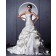 Lace Up Empire Sleeveless Chapel Sweetheart A-Line / Ball Gown Ruffles / Applique / Beading / Lace Satin / Tulle Ivory Wedding Dress