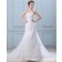 Satin / Organza A-line Court Zipper Natural Sleeveless Ivory Sweetheart Applique / Beading / Lace Wedding Dress