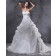 Sleeveless Ivory Empire Sweetheart Pleat / Applique / Beading Organza A-line Zipper Court Wedding Dress