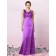 A-line Draped/Ruffles Floor-length Sleeveless Zipper Bridesmaid Dress