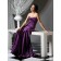 Sleeveless A-line Draped/Ruffles Grape Sweetheart Bridesmaid Dress