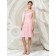 Sleeveless Chiffon Draped/Flowers/Ruffles One-Shoulder Zipper Bridesmaid Dress