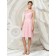 Sleeveless Chiffon Draped/Flowers/Ruffles One-Shoulder Zipper Bridesmaid Dress