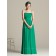 Chiffon Draped/Ruffles A-line Empire Strapless Bridesmaid Dress