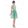Halter Draped/Ruffles Natural Zipper A-line Bridesmaid Dress